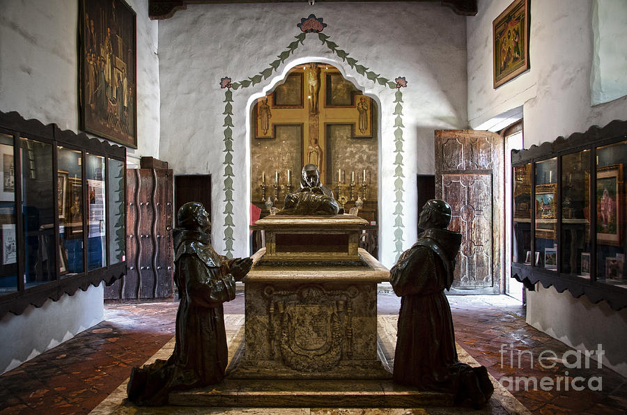 The Serra Cenotaph in Carmel Mission Photograph by RicardMN Photography