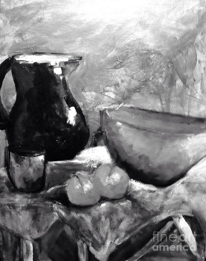 Still Life Painting - The Setting 2 by Sherry Harradence