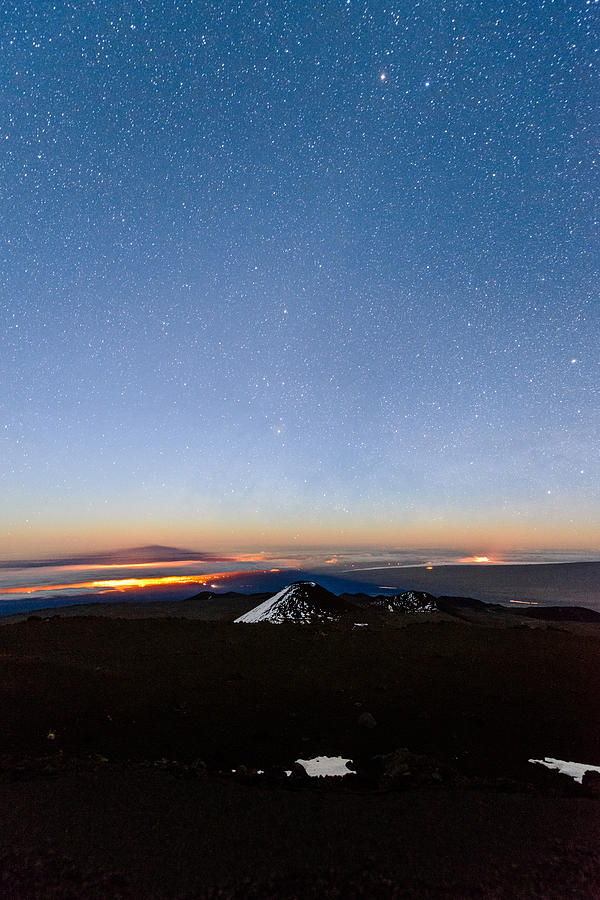 The Shadow of Mauna Kea 1 Photograph by Jason Chu