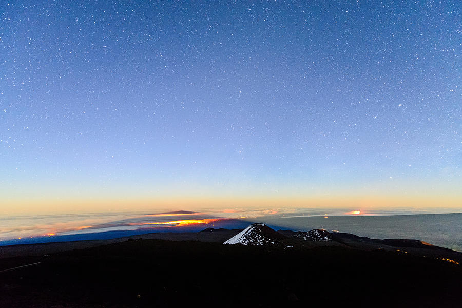 The Shadow of Mauna Kea 2 Photograph by Jason Chu