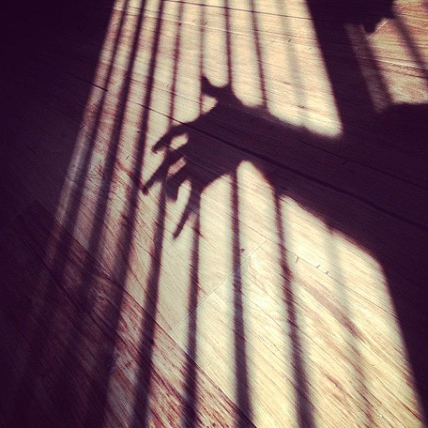 The Shadow Of My Broken Finger Photograph by Jeremy Nix