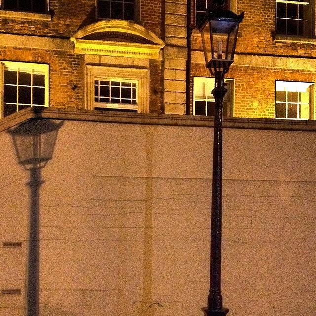 Dublin Photograph - The Shadow Of The Lamp. #dublin by David Lynch