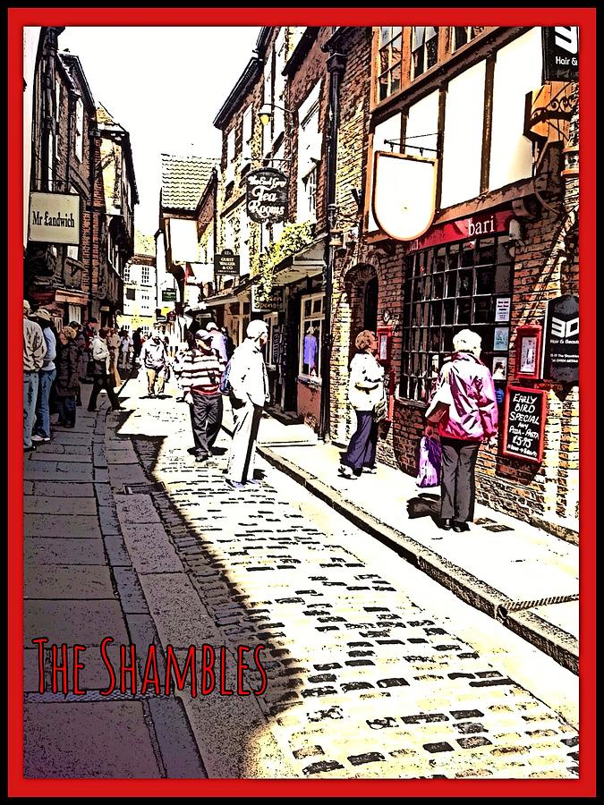 The Shambles York Photograph by Joan-Violet Stretch