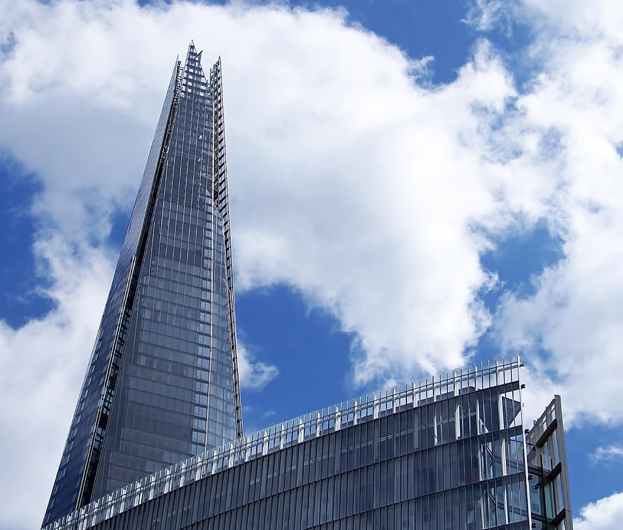 London Photograph - The Shard and The Place - London by Rona Black