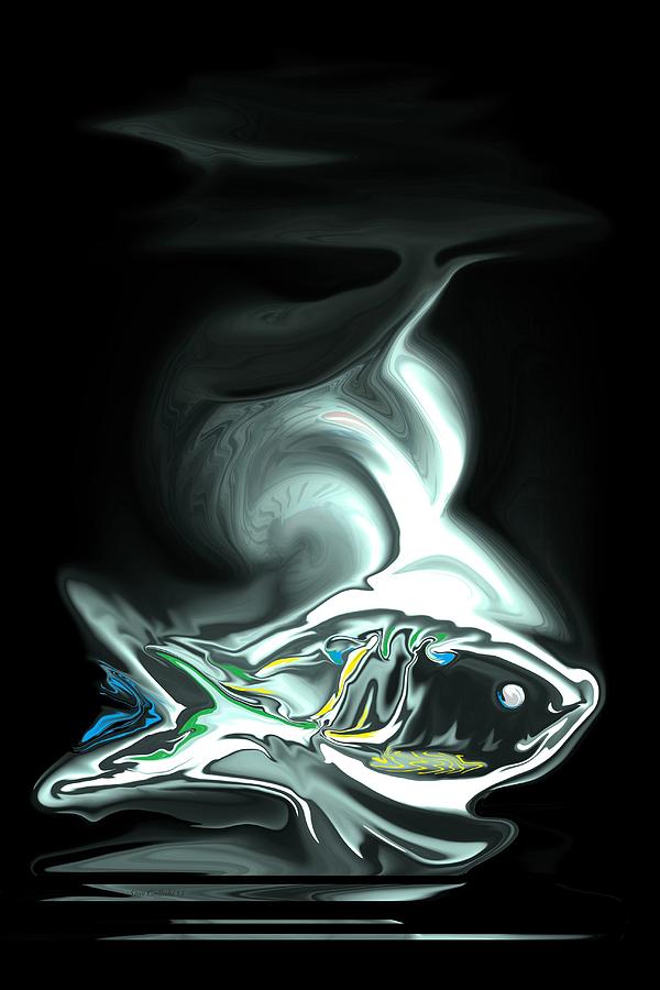 The Shark Digital Art by Steve Godleski