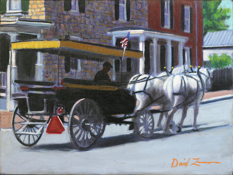 The Sharpsburg Taxi Painting by David Zimmerman