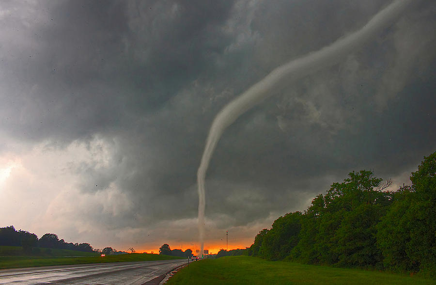 The Shawnee Oklahoma Tornado IIi Photograph by Chris Allington