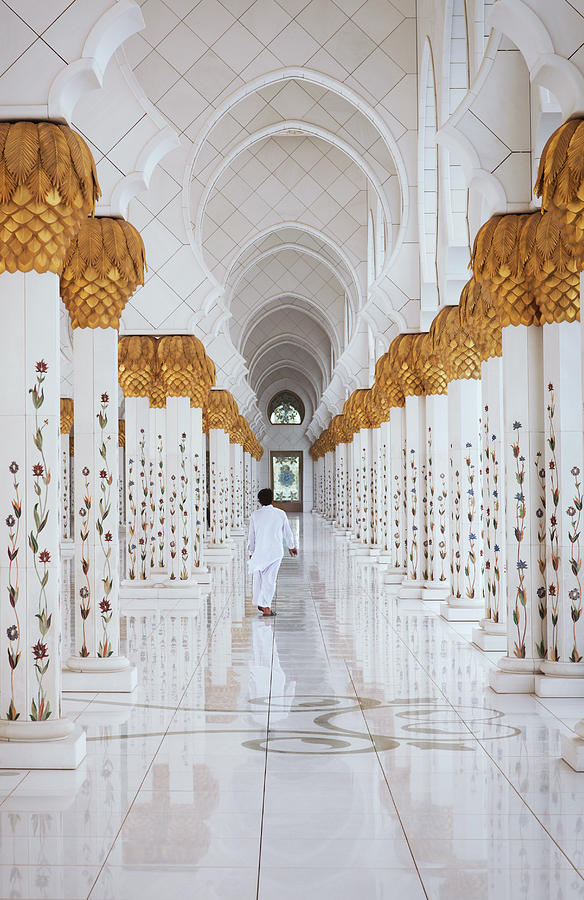 The Sheikh Zayed Grand Mosque 6 Photograph by Jonathan Kitchen