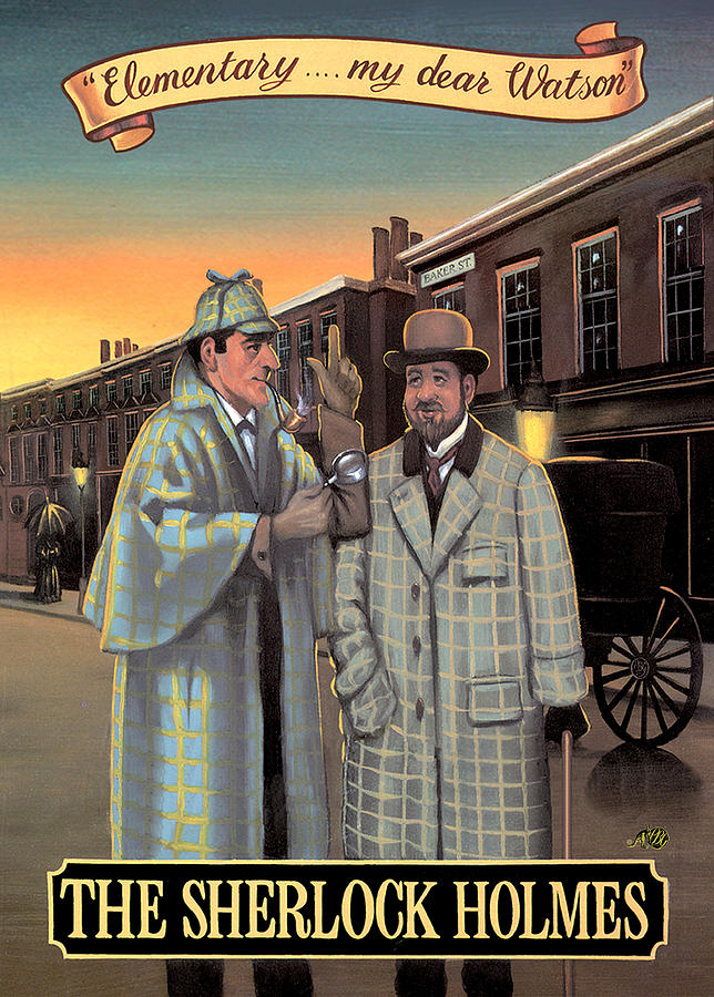 The Sherlock Holmes Painting by MGL Meiklejohn Graphics Licensing