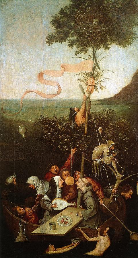 The Ship of Fools Painting by Hieronymus Bosch