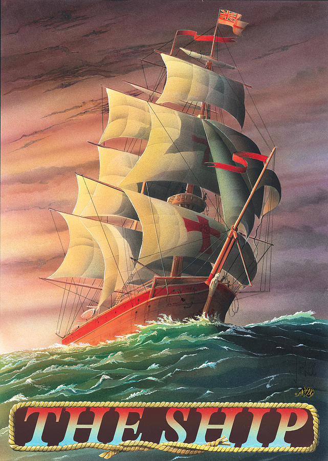 The Ship Painting by MGL Meiklejohn Graphics Licensing