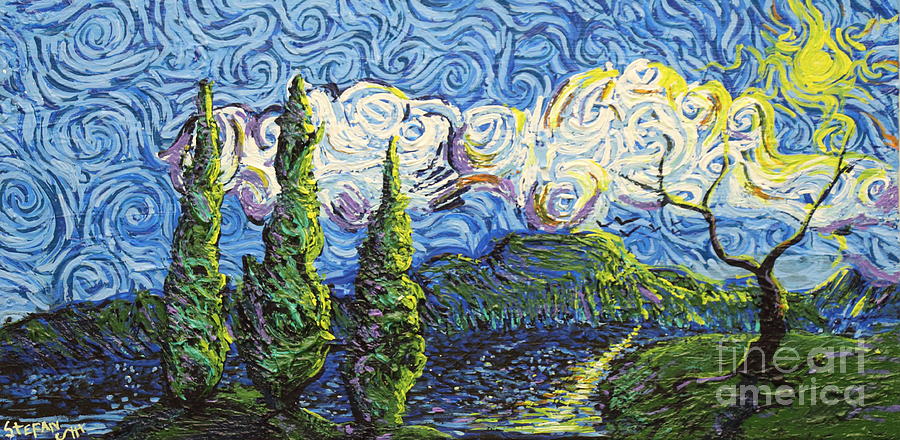 The Shores Of Dreams Painting by Stefan Duncan