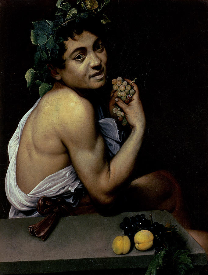 The Sick Bacchus, 1591  Painting by Michelangelo Merisi da Caravaggio