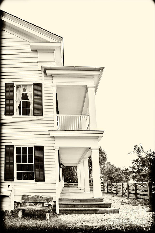 Vintage Photograph - The Side of the House by Margie Hurwich