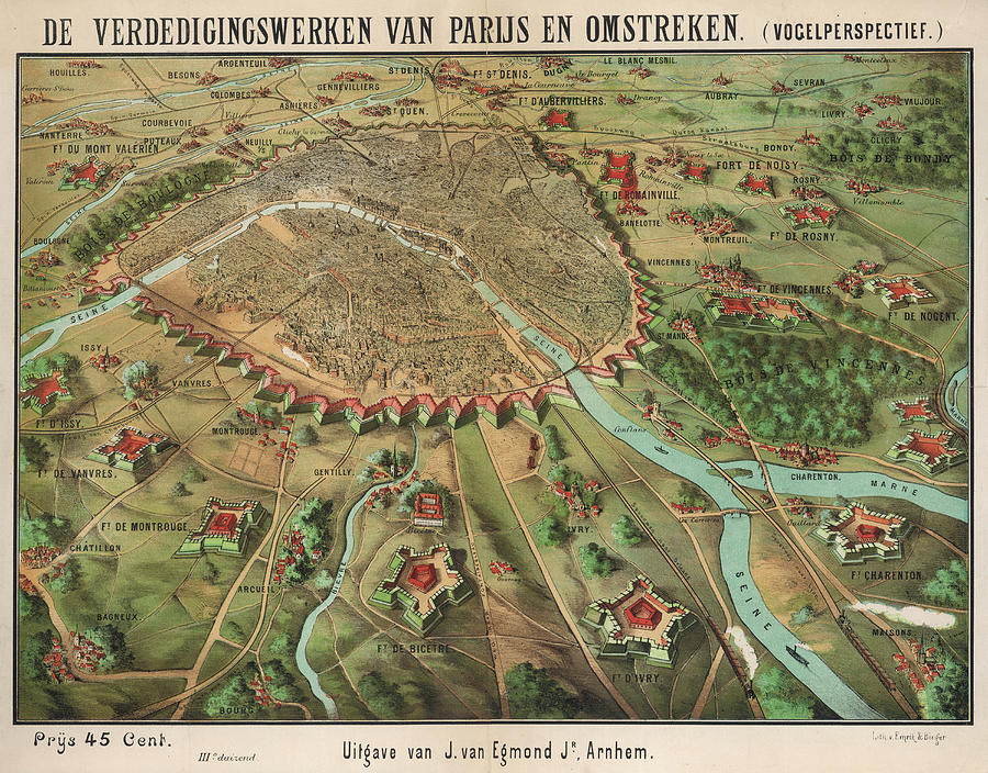 Paris Drawing - The Siege Of Paris An Aerial View by Mary Evans Picture Library Paris Drawing - The Siege Of Paris An Aerial View by Mary Evans Picture Library