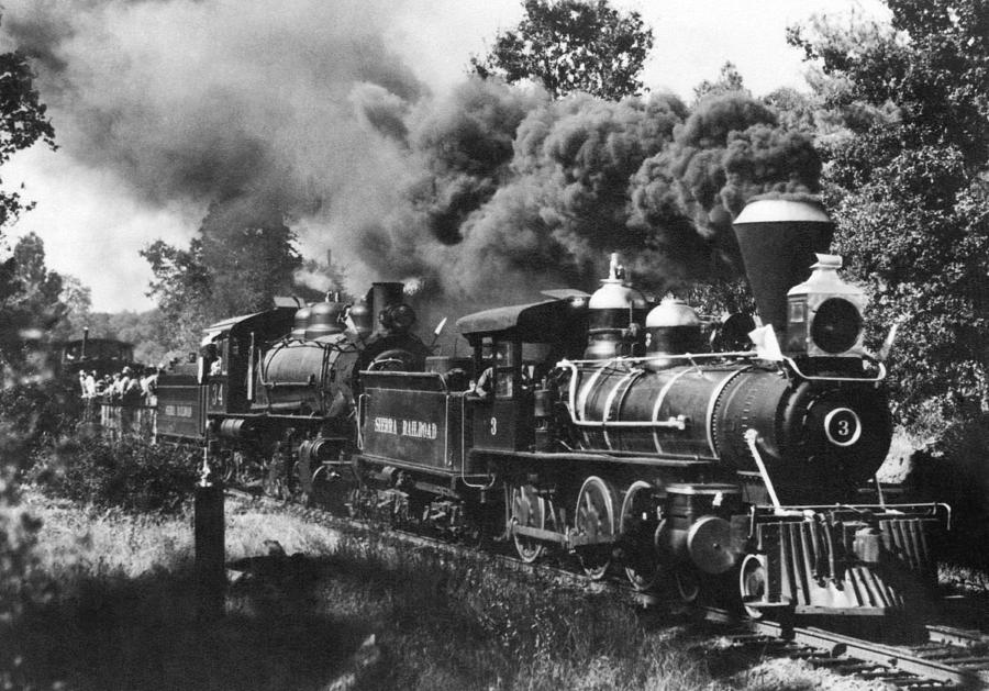 The Sierra Railroad Photograph by Underwood Archives