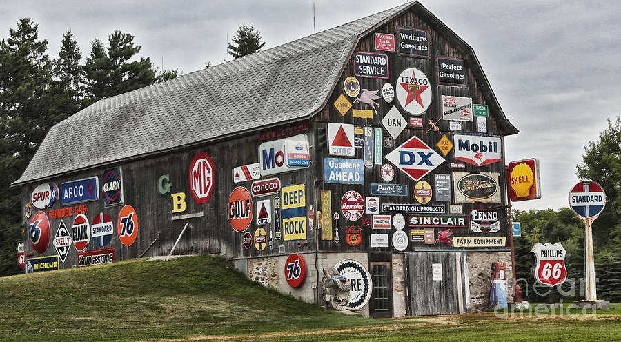 The Sign Barn Photograph by Ricky L Jones