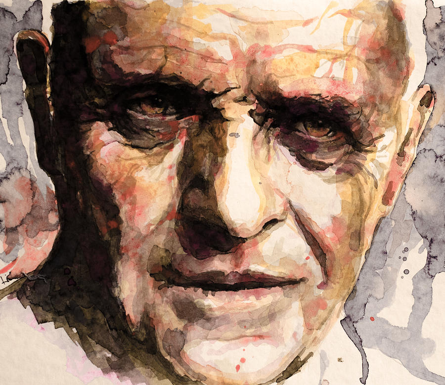Anthony Hopkins Painting - The Silence of the Lambs by Laur Iduc