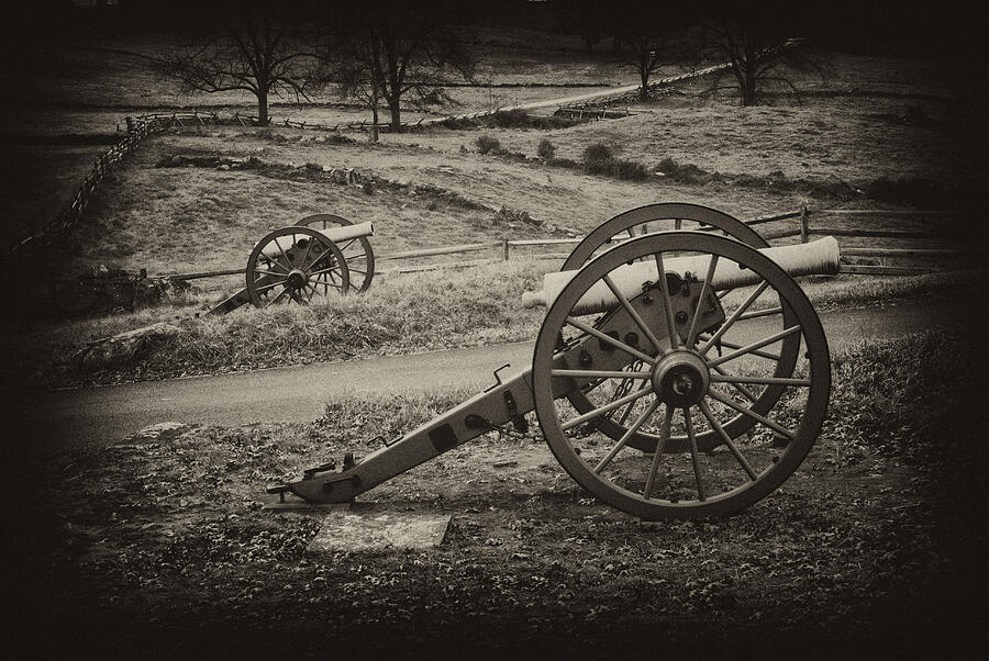The Silent Guns of Gettysburg  Photograph by Paul W Faust -  Impressions of Light