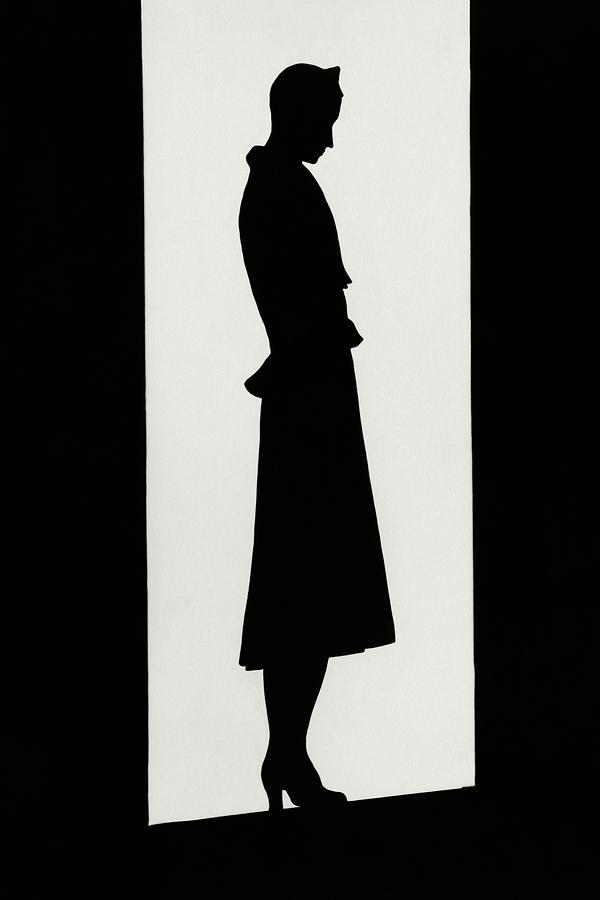 The Silhouette Of A Woman Photograph by  Barre