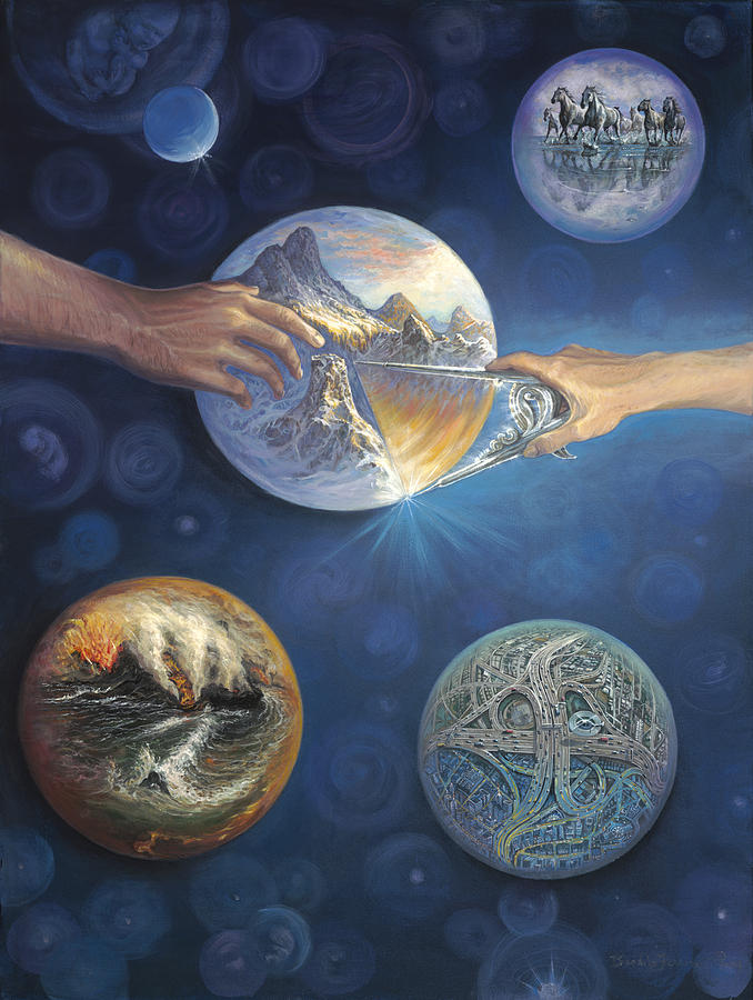 Magic Painting - The Silver Tool by Brenda Ferrimani