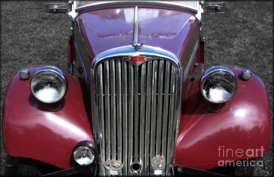 Car Photograph - The Singer Machine by Steven Digman Car Photograph - The Singer Machine by Steven Digman