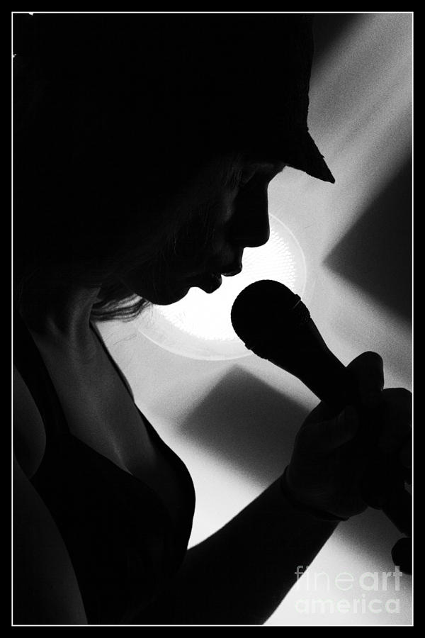 Music Photograph - The Singer 1002.01 by M K Miller