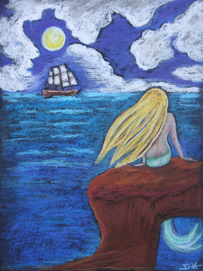 The Sirens Song Pastel by Diana Haronis