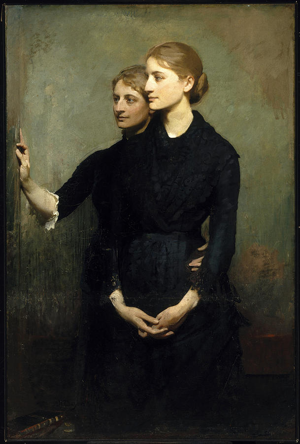 Abbott Handerson Thayer Painting - The Sisters by Abbott Handerson Thayer