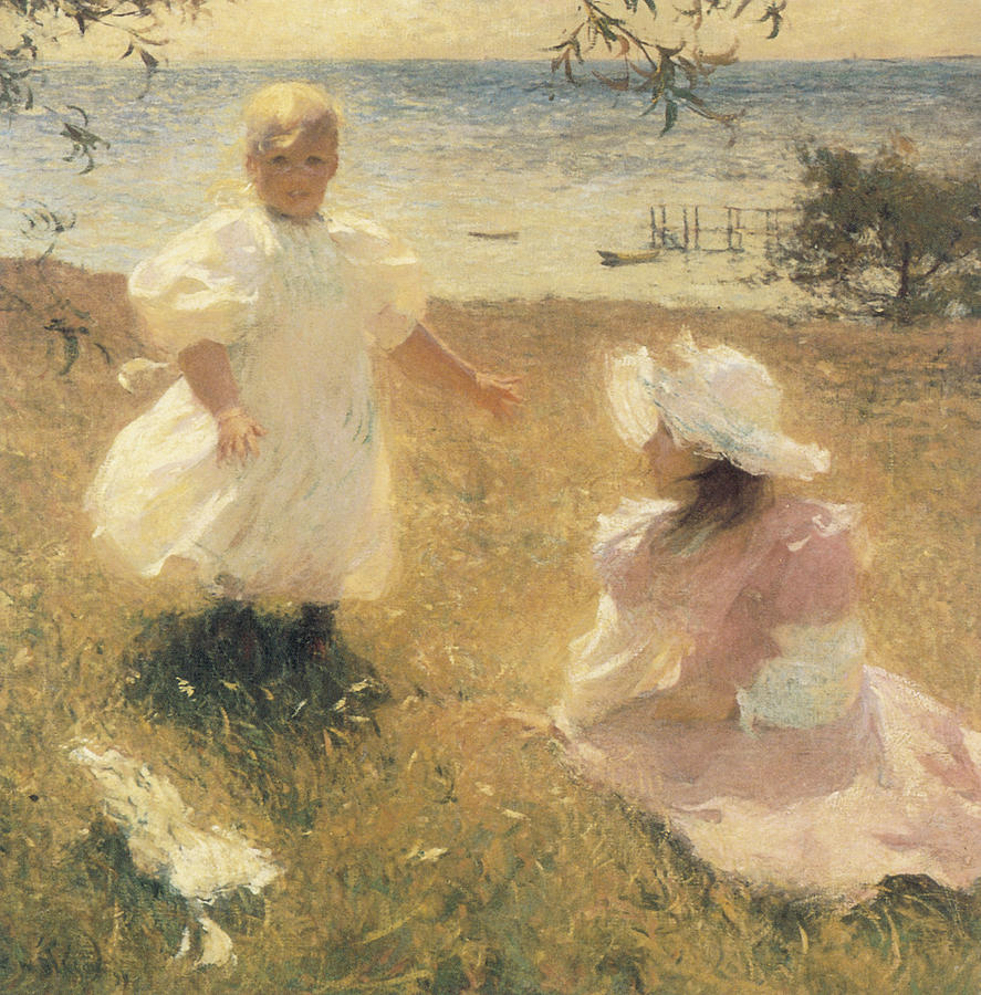 Summer Painting - The Sisters by Frank Benson