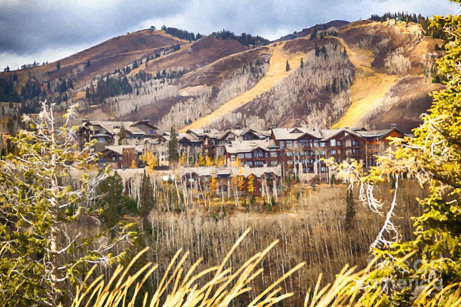 The Ski Resort Painting by David Millenheft