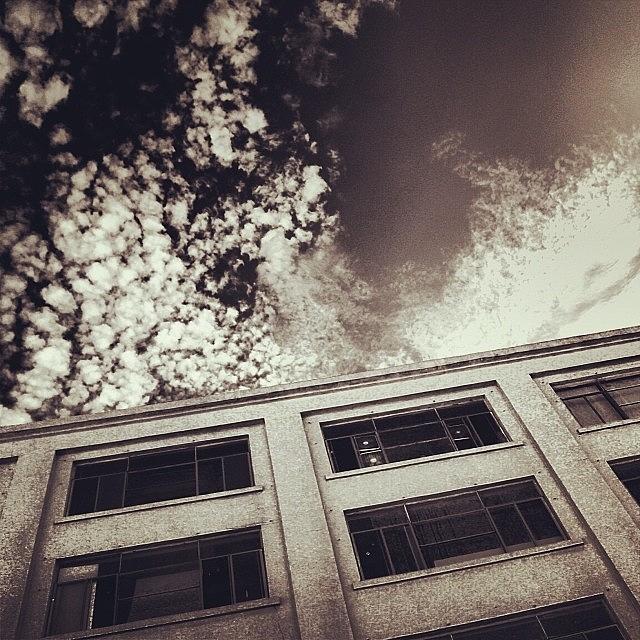 the Sky From The Alley Photograph by William Alvarez