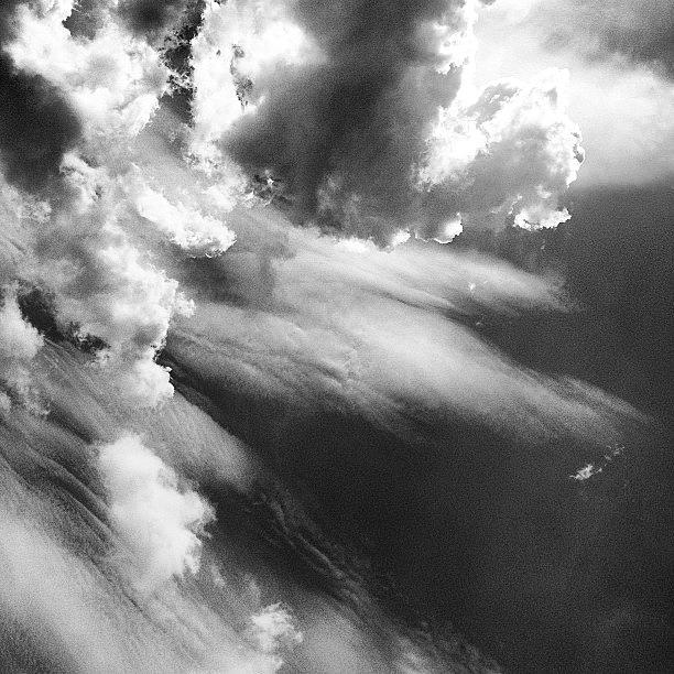 Sky Photograph - The #sky In #blackandwhite For A Change by U p t o w n S u e