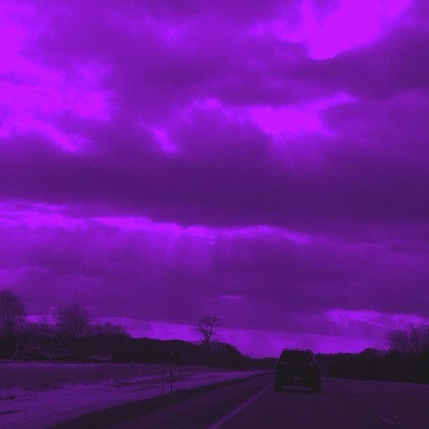 Igers Photograph - the Sky Was All Purple, There Were by Lisa Pearlman