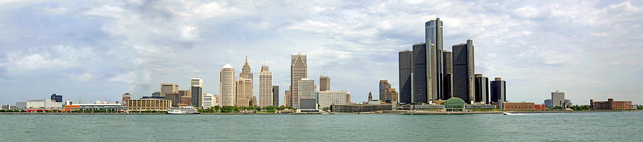 The Skyline of Detroit Photograph by Chris Smith