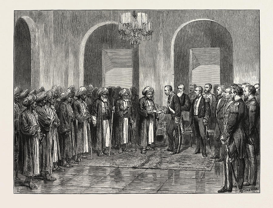 The Slavery Question In East Africa Reception Of Sir Bartle Drawing by ...