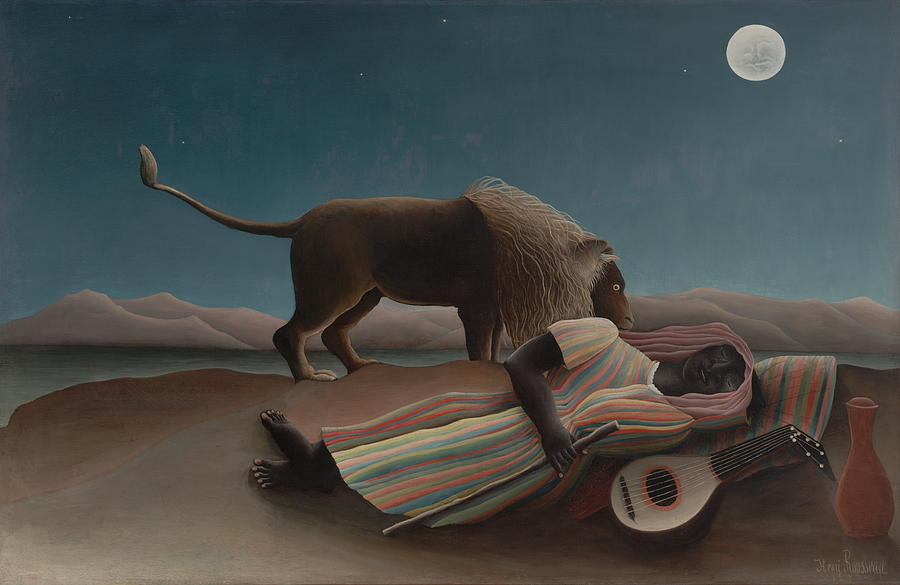 The Sleeping Gypsy Painting by Henri Rousseau