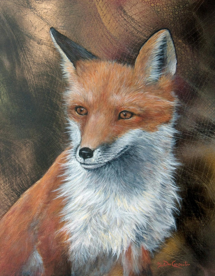 The Sly Old Fox Painting by Dee Carpenter - Fine Art America