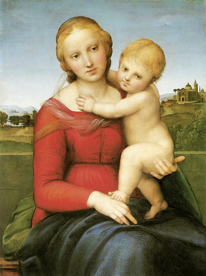 Raphael Painting - The Small Cowper Madonna by Raphael