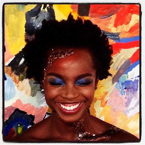 The Smile Of Maameyaa Bofa. Makeup By Photograph by Brad Starks