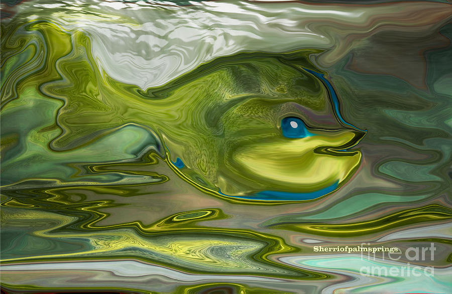 The Smiling Fish Digital Art by Sherris - Of Palm Springs