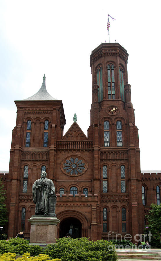 Architecture Photograph - The Smithsonian - Washington DC by Christiane Schulze Art And Photography