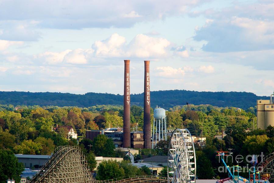 Chocolate Still Life Photograph - The Smoke Stacks Stand Resolute  by Mark Dodd