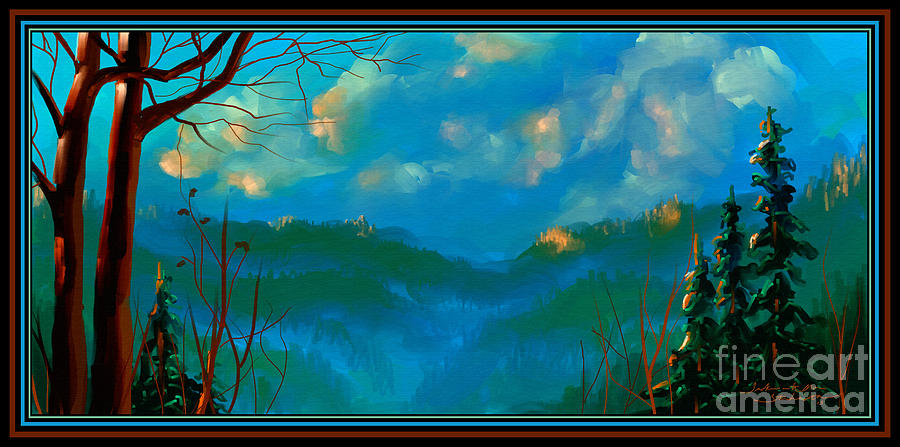 The Smokies In The Morn Painting by Steven Lebron Langston