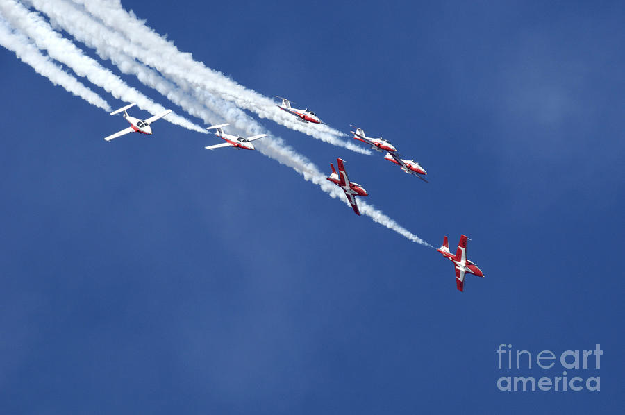 The Snowbirds In Harmony Photograph by Bob Christopher