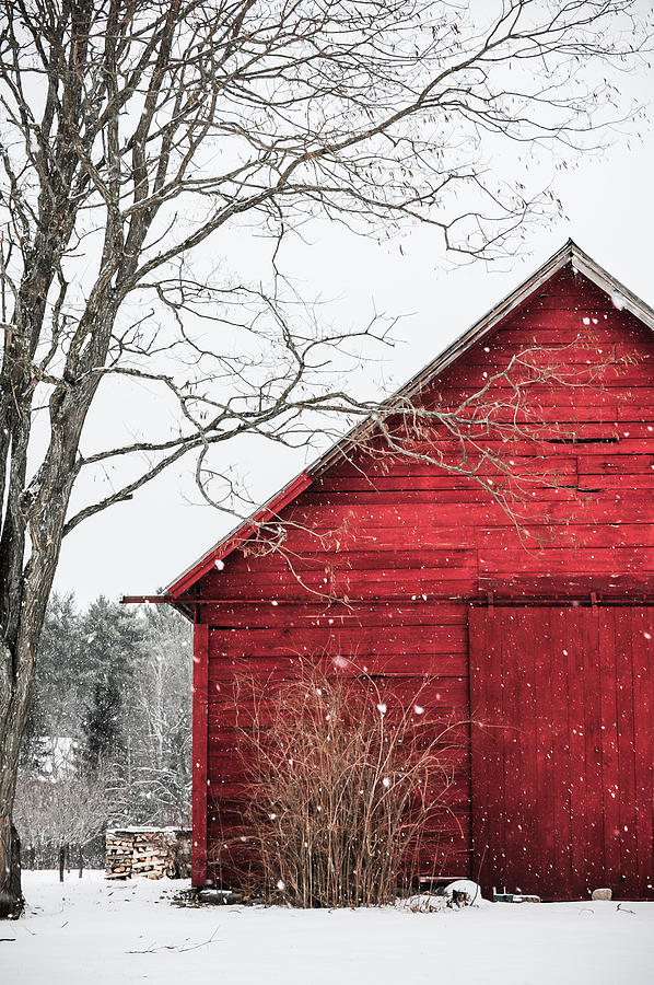 The Snowy Red Barn Photograph By Lyn Scott Fine Art America