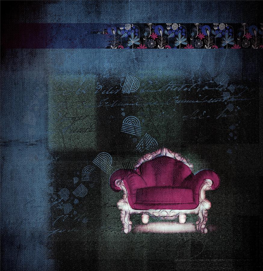Sofa Digital Art - The Sofa Chair - s03ha by Variance Collections