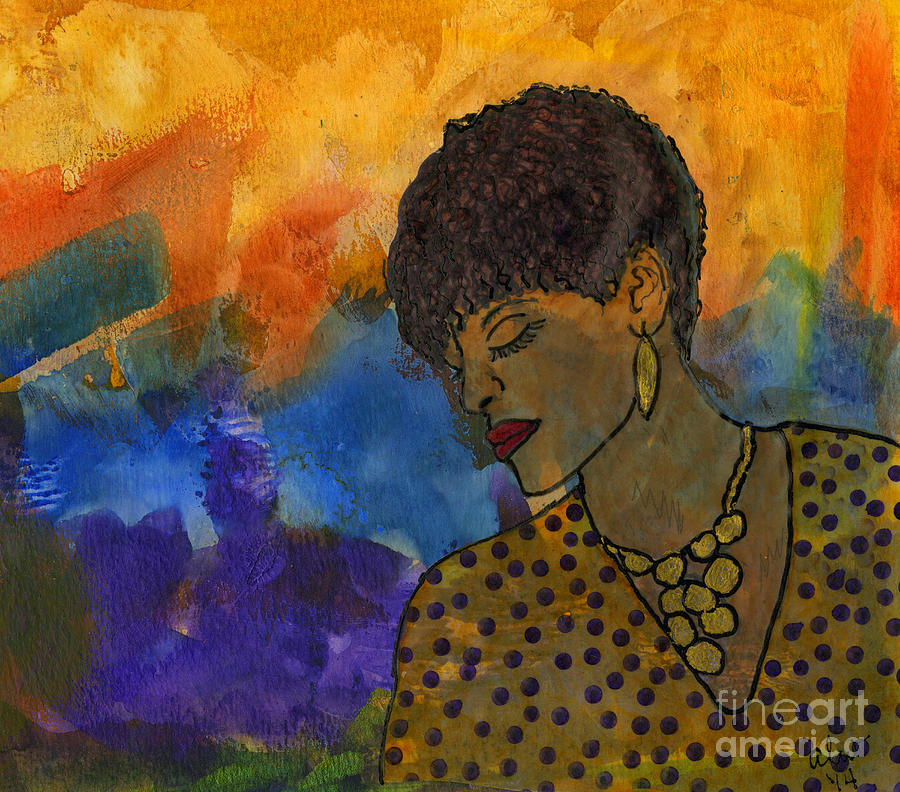 The Solitude of My Experience Painting by Angela L Walker