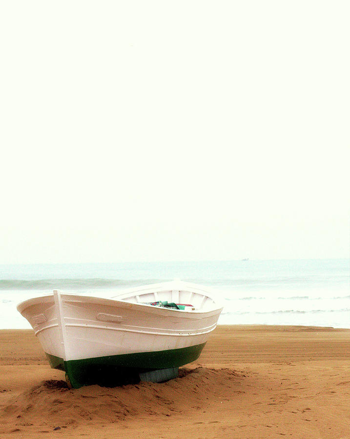 The Solitude Of The Boat Photograph by Veronka & Cia