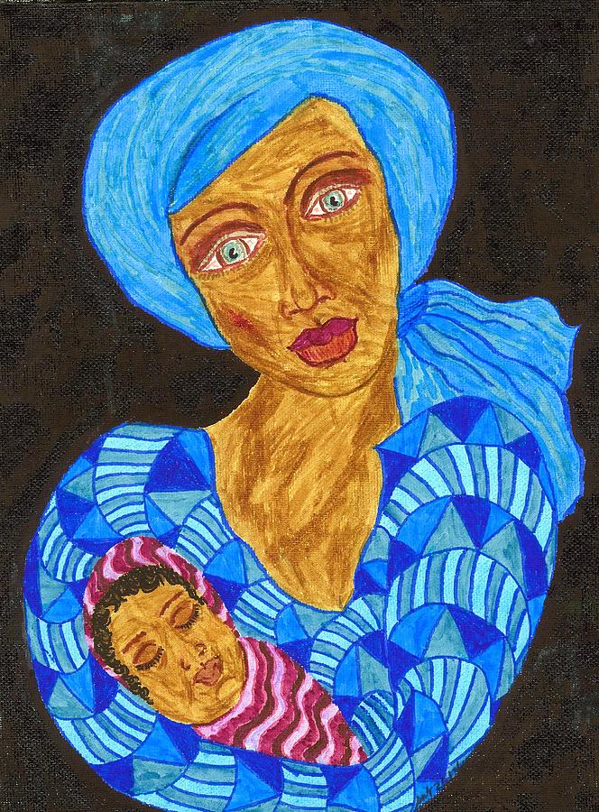The Son of Mary Painting by Stacey Torres